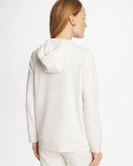 Cream Zenergy® Soft Waffle Hooded Top