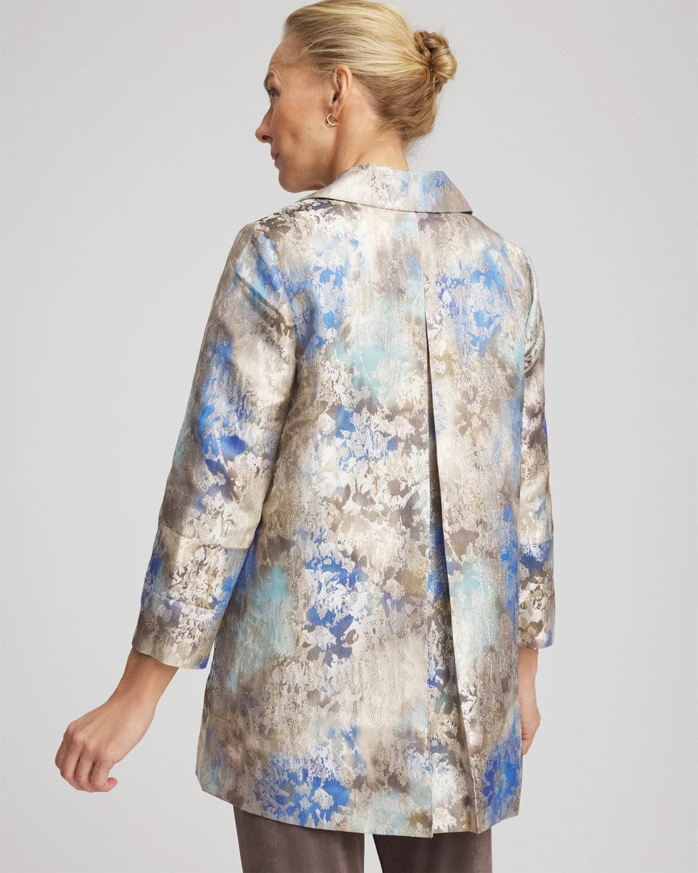 Walnut Travelers™ Collection Watercolor Jacquard Jacket