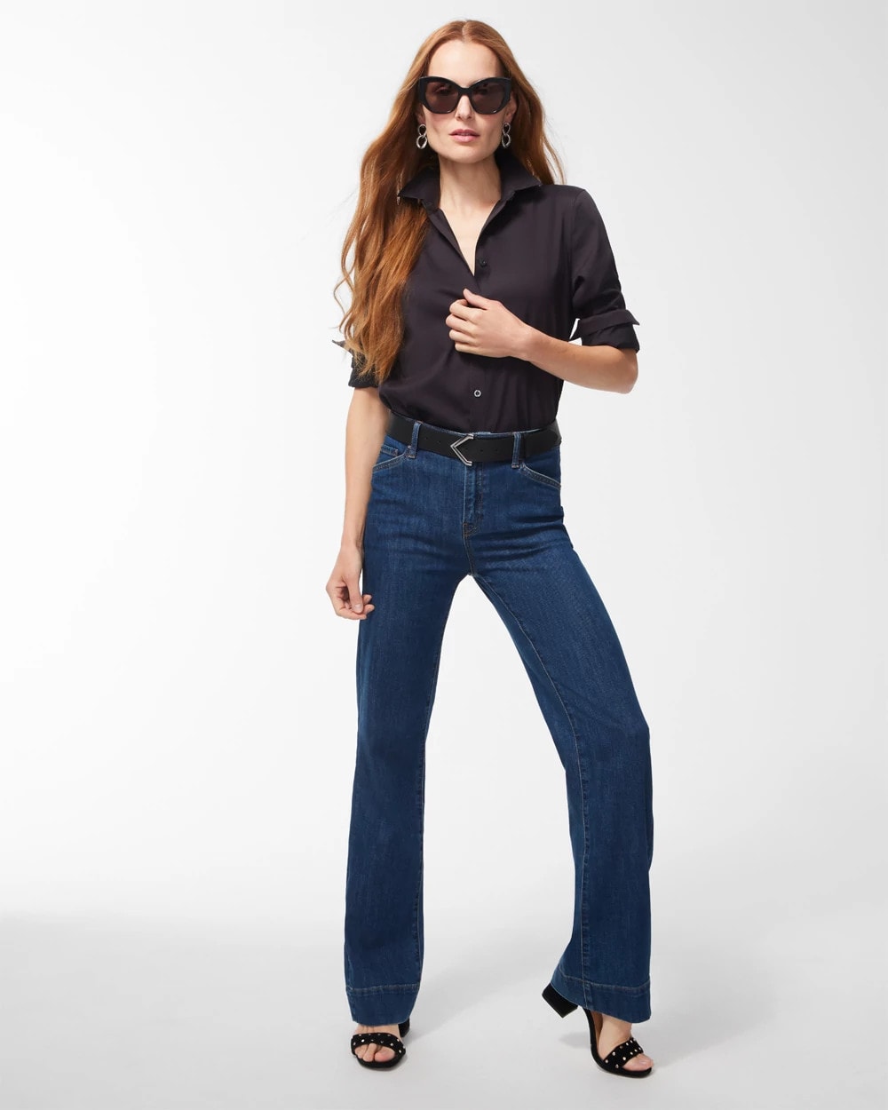 Black No-Iron™ Stretch Shirt
