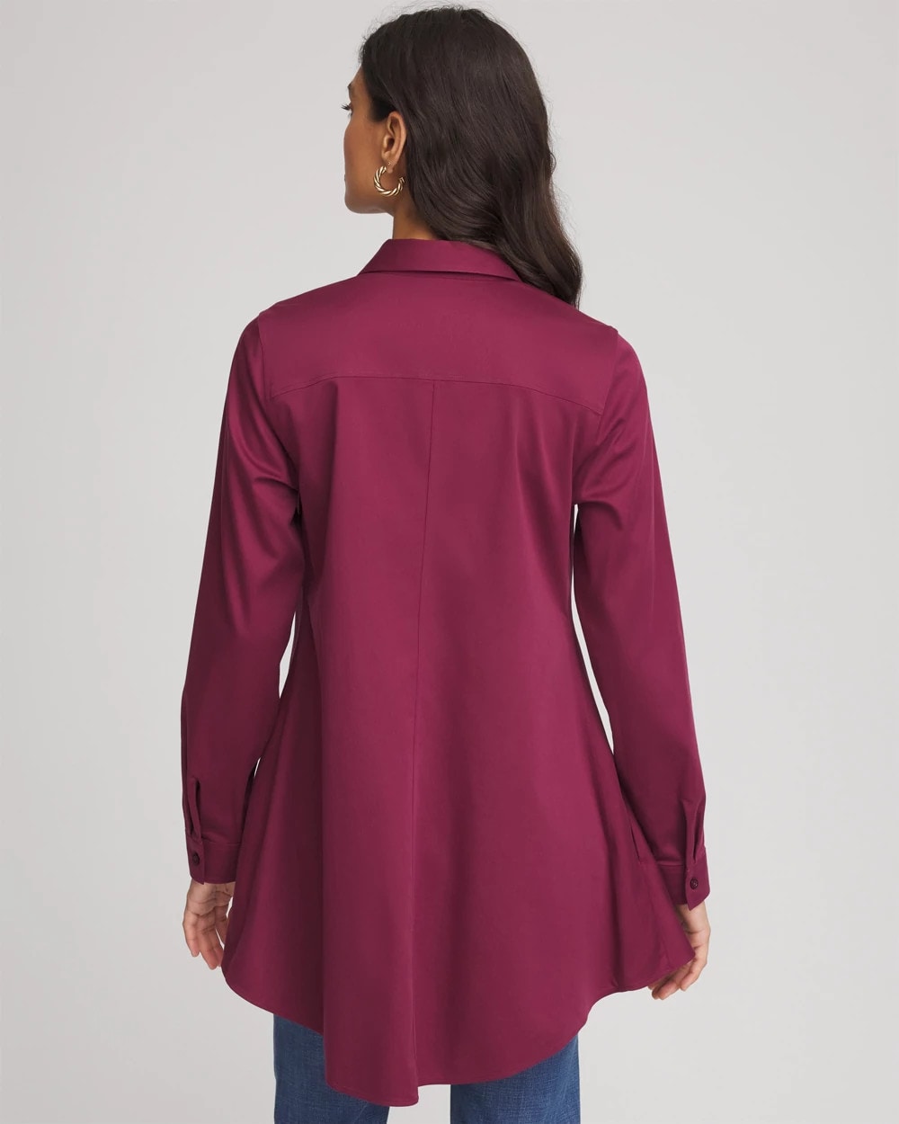 Deep Chianti No Iron™ Pocketed Tunic