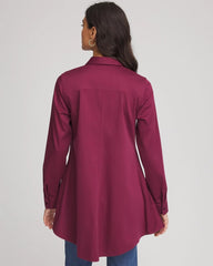 Deep Chianti No Iron™ Pocketed Tunic