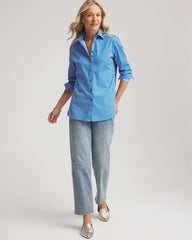 Empire Blue No Iron™ Classic Striped Shirt