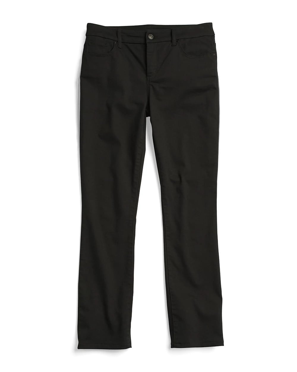 Black Girlfriend Slim Straight Jeans