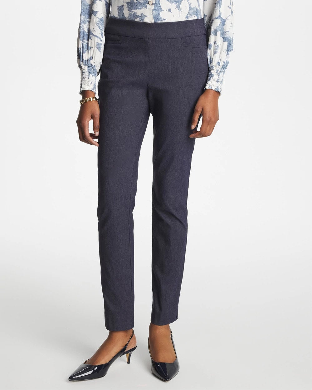 Indigo Indigo Brigitte™ Slim Pull-On Ankle Pants