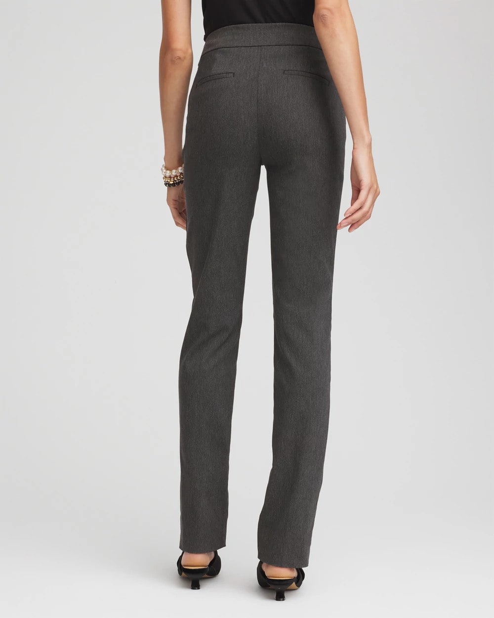 Graphite Heather Gray Brigitte™ Slim Full-Length Pants