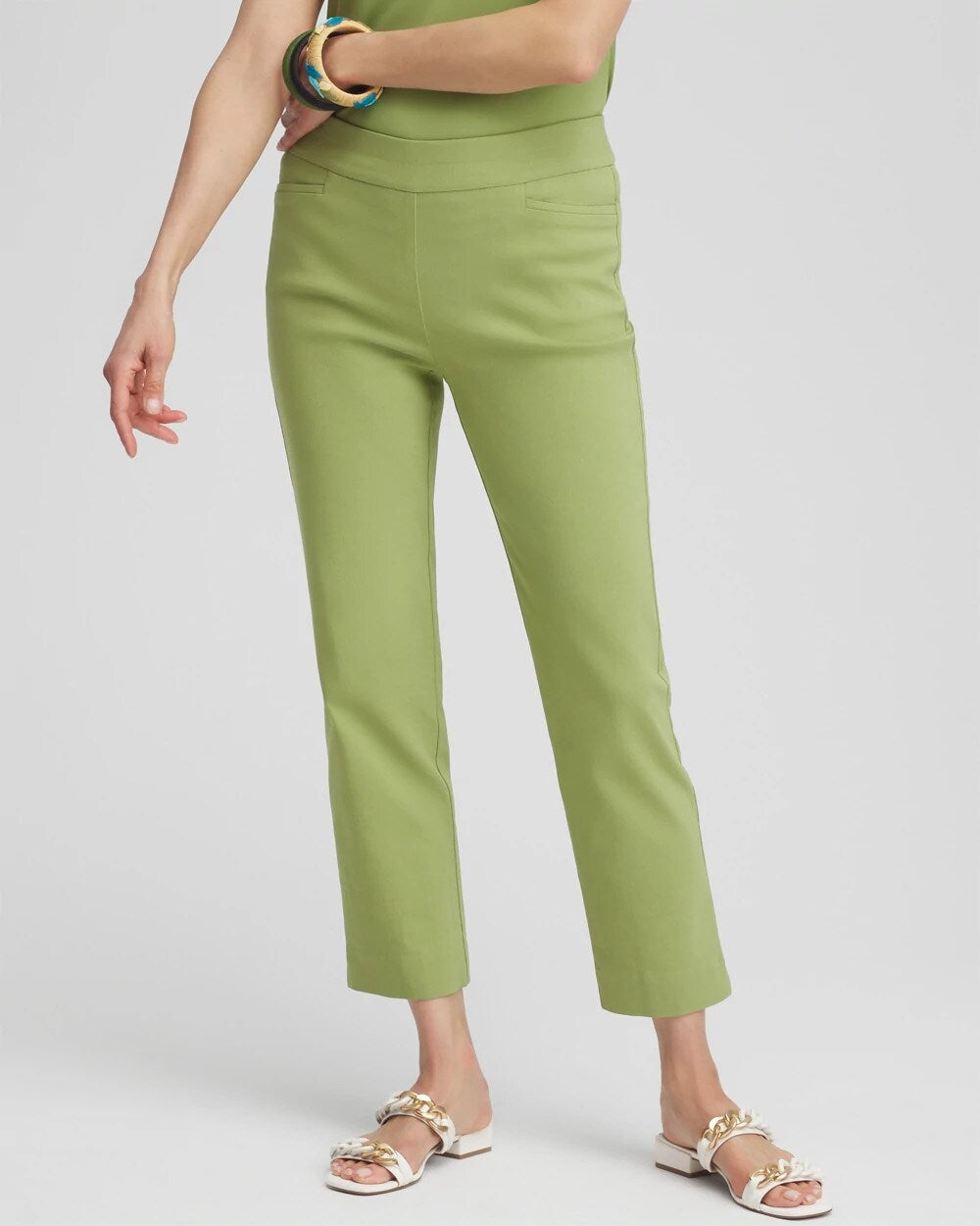 Spanish Moss Brigitte™ Pull-On Slim Cropped Pants