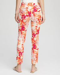 Sunset Peach Brigitte™ Slub Ankle Pants