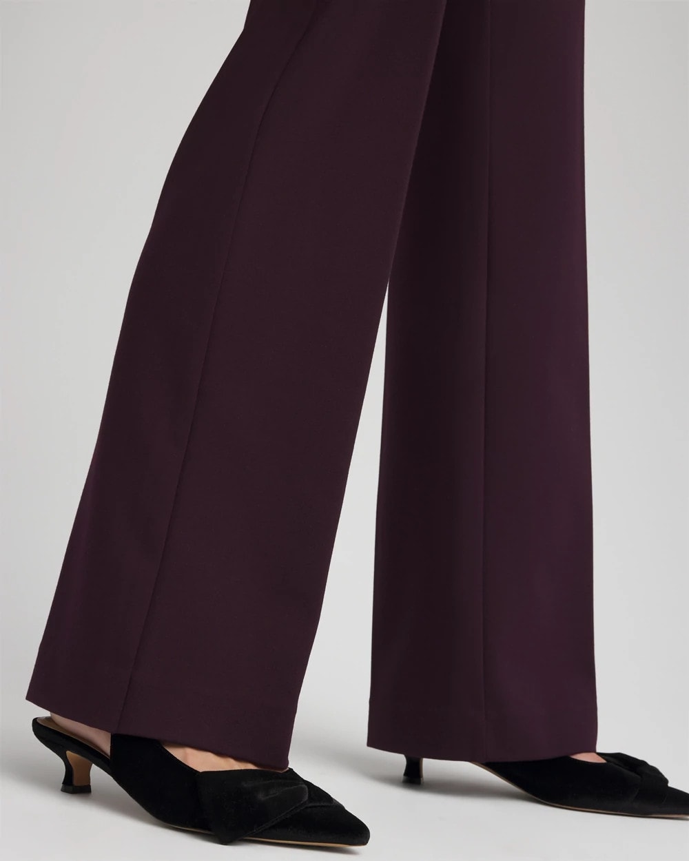 Night Bloom Emme Wide-Leg Trouser Ponte Pants