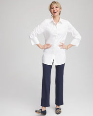 Passport Blue Juliet Straight Ankle Pants