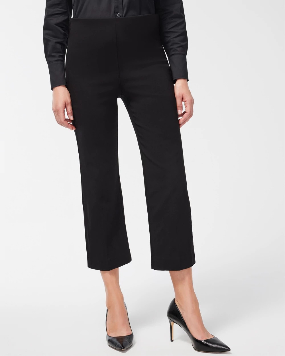 Black Juliet Kick Flare Pants