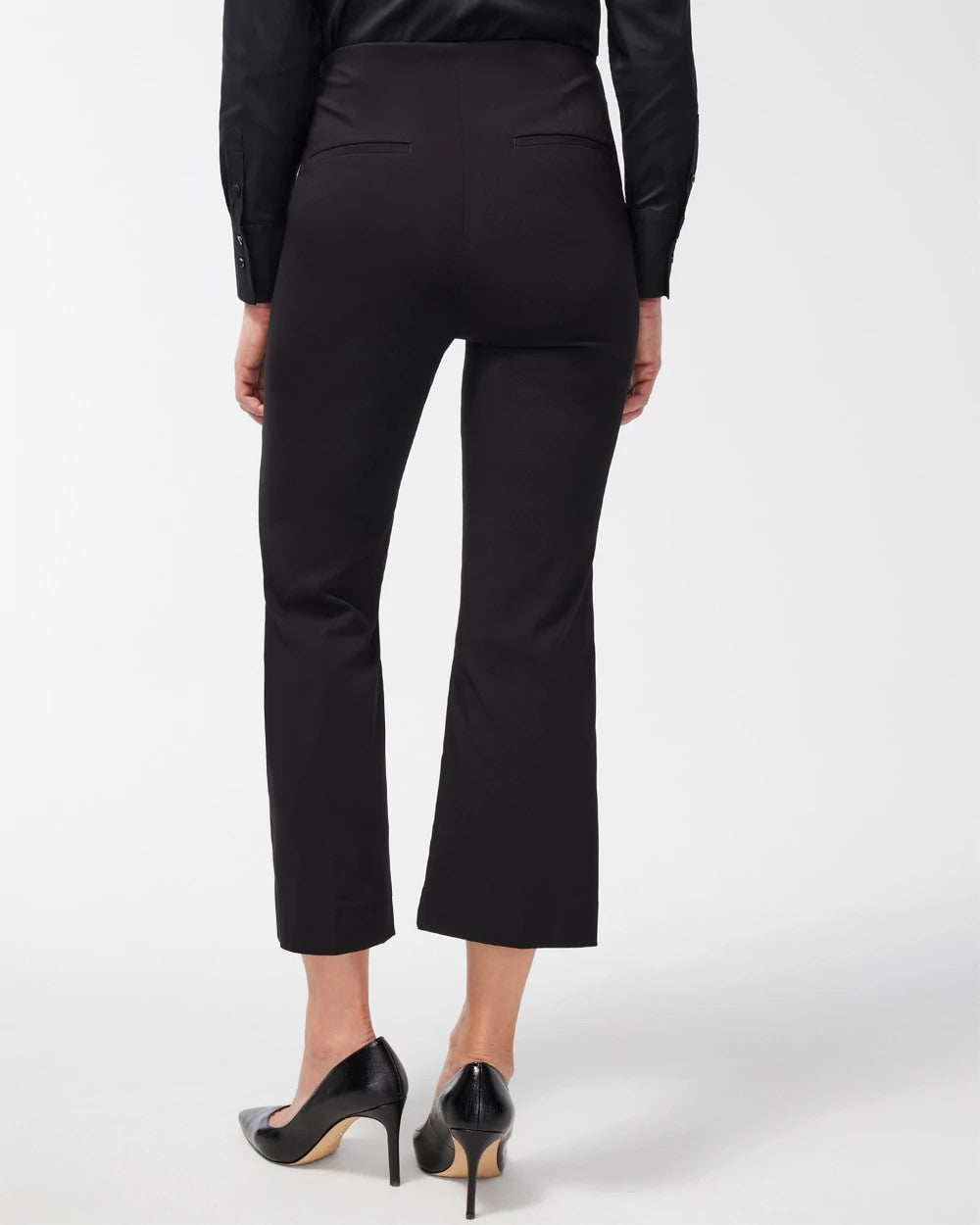 Black Juliet Kick Flare Pants