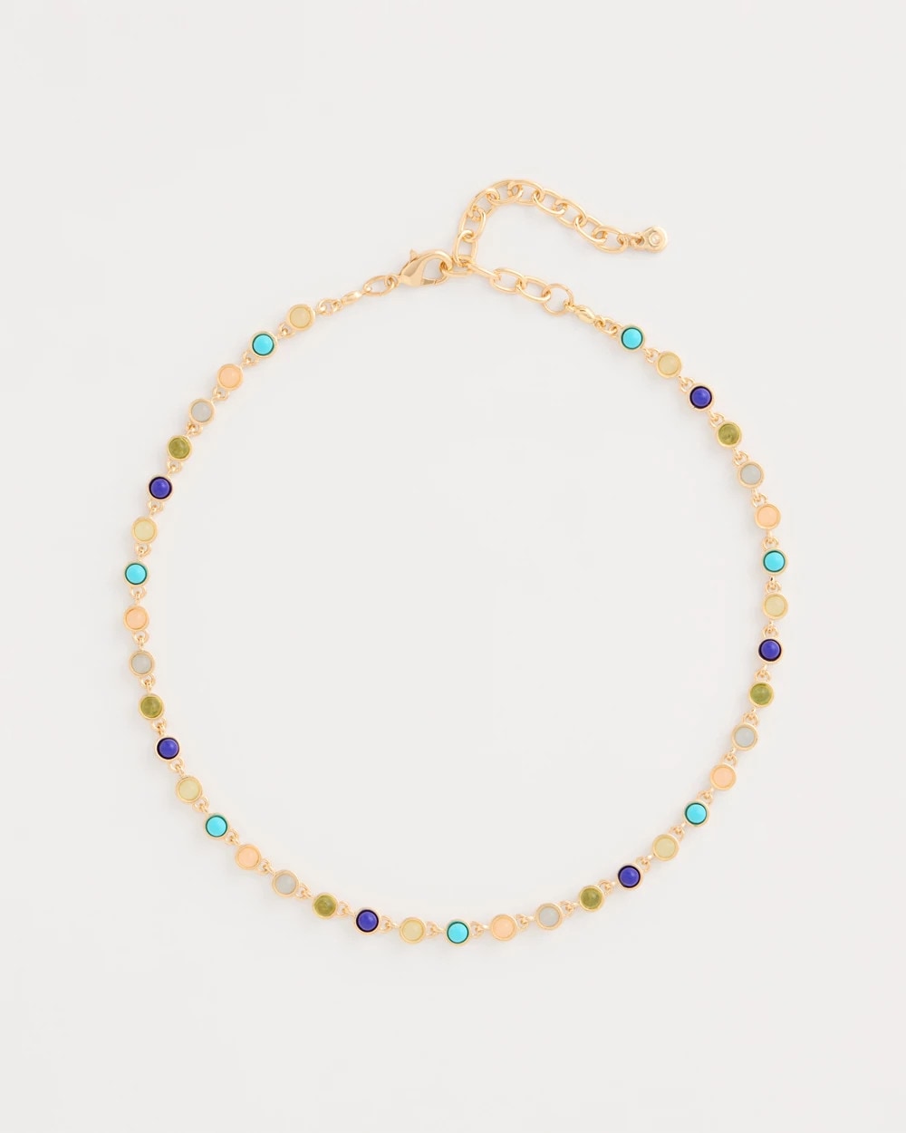 Multi Multi-Color Tennis Necklace