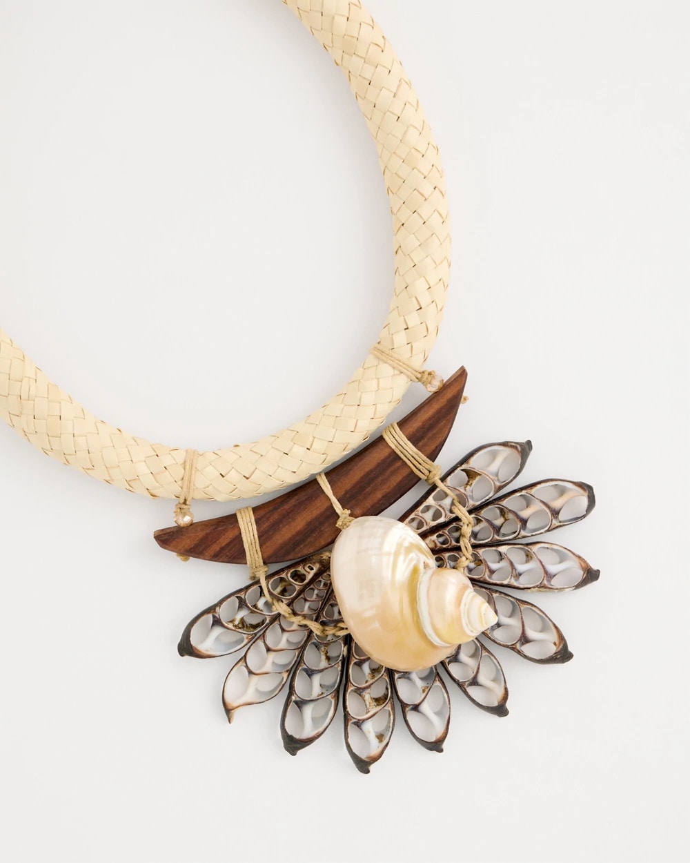 Neutral Chico's x Romi Marina Pendant Bib Necklace