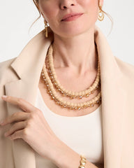 Beige Chico's x Romi Casper Necklace