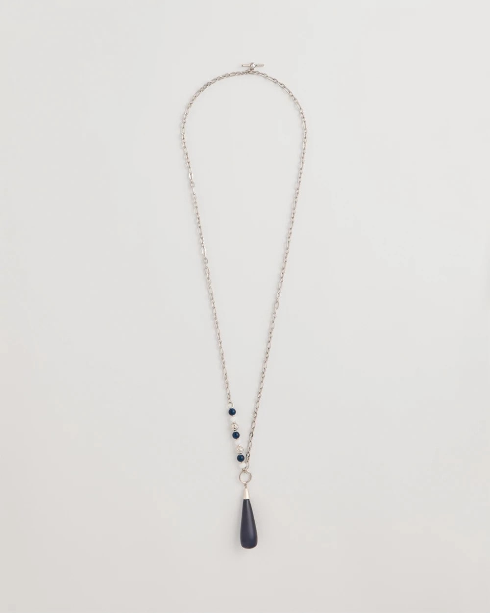 Blue Siren Teardrop Pendant Necklace