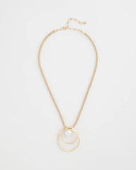 Pearl Pearl and Gold Pendant