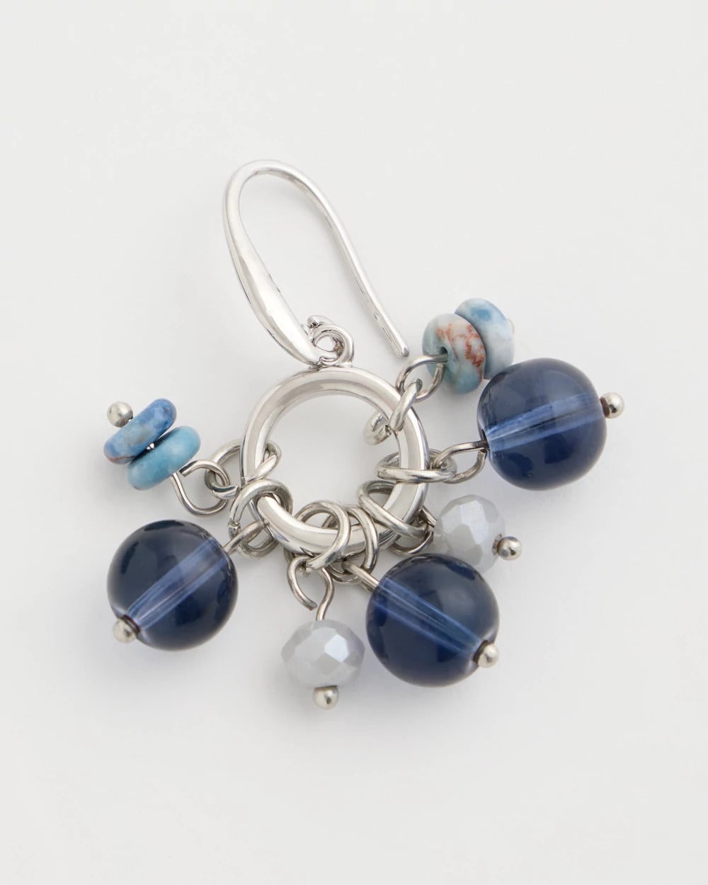 Blue Sodalite Siren Cluster Earrings