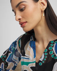 Gold No Droop™ Gold Tone Teardrop Threader Earrings