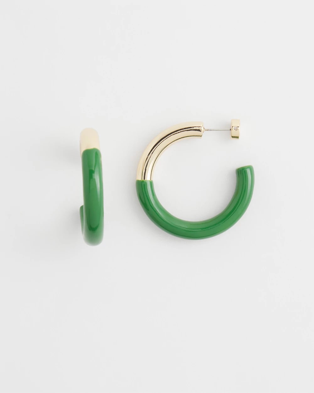 Verdant Green No Droop™ Green Dipped Hoops