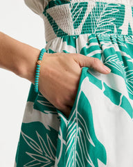 Teal Green Round Stretch Bracelet