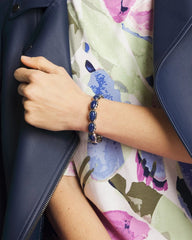 Blue Blue Large Stretch Bracelet