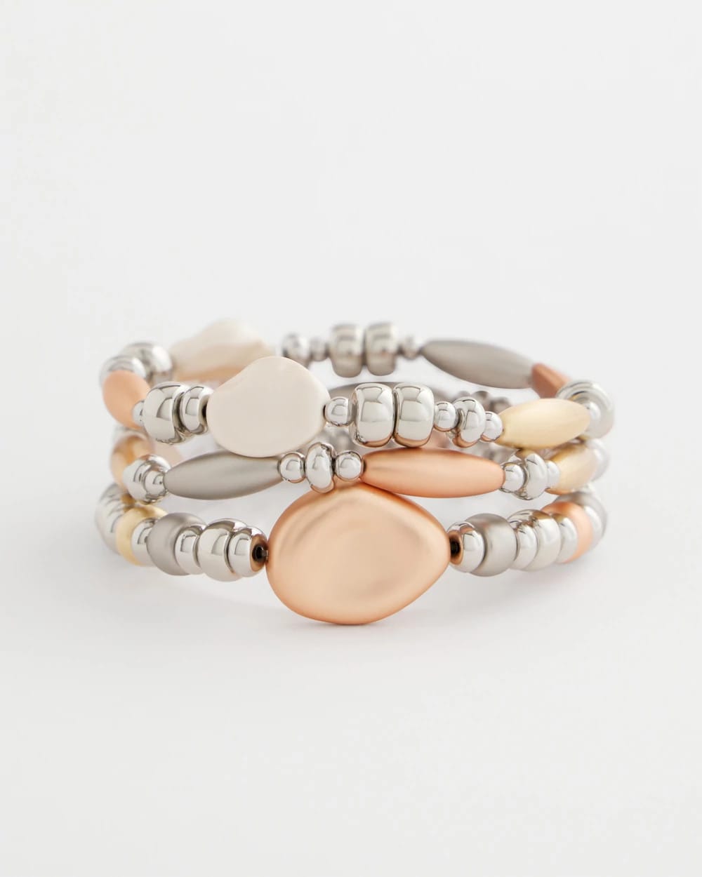 Mixed Metals Mixed Metal Stretch Set of Three