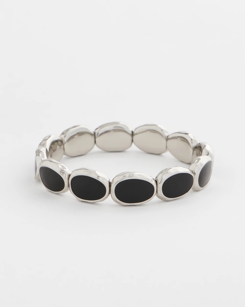 Black Black Large Stretch Bracelet