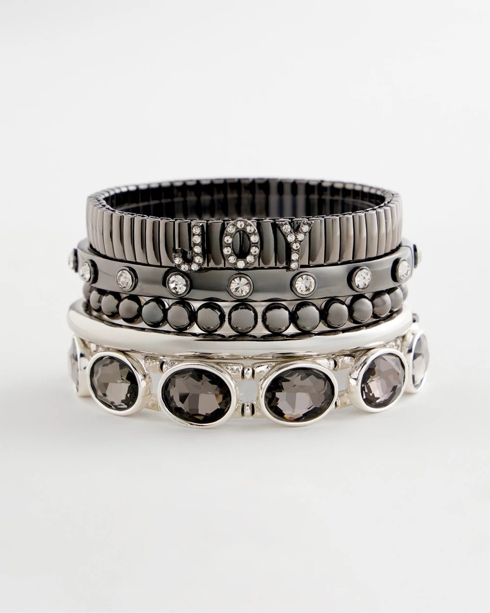 Silver Silver Hinge Bangle