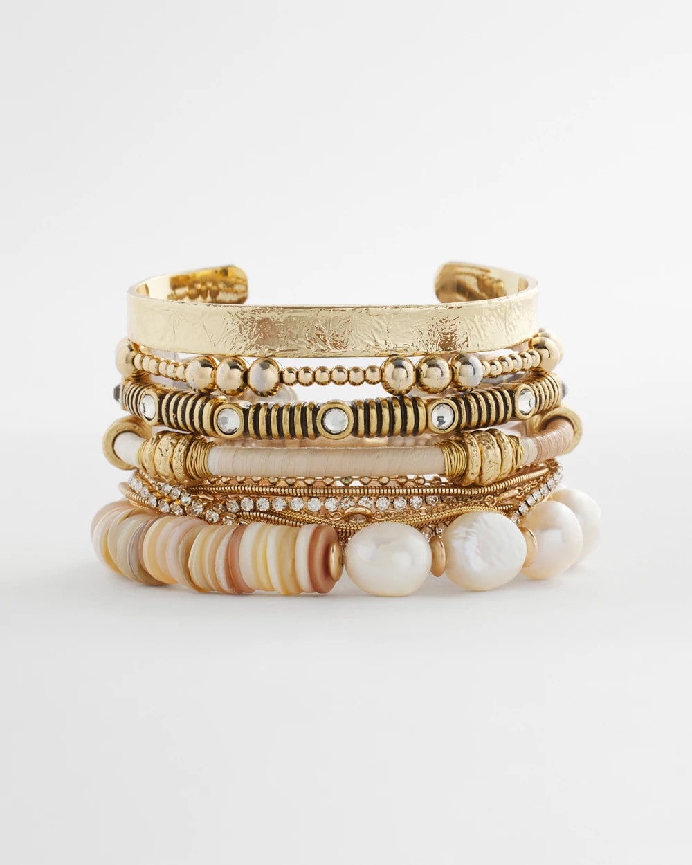 Gold Goldtone Multistrand Bracelet