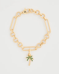 Gold Palm Tree Charm