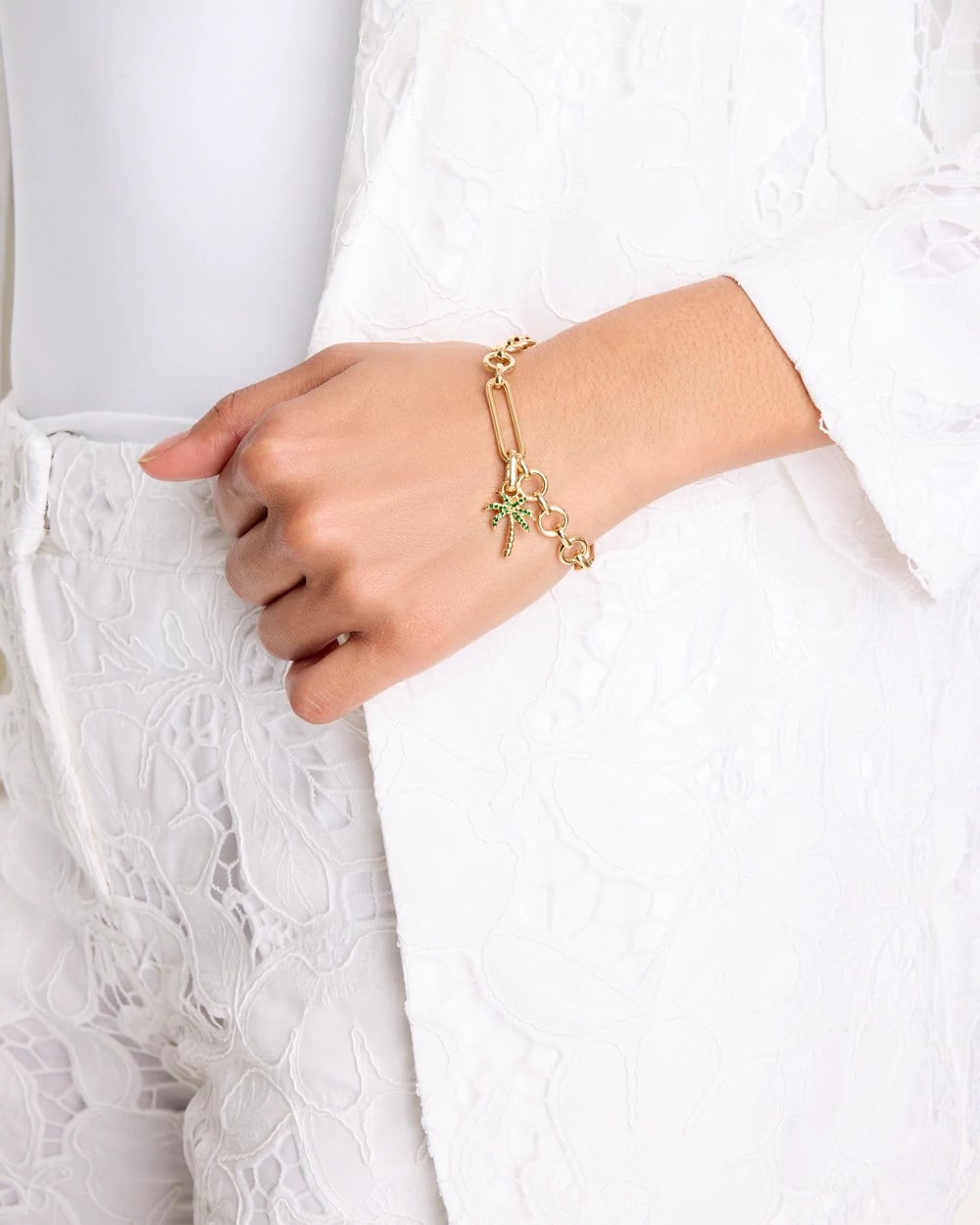 Gold Palm Tree Charm