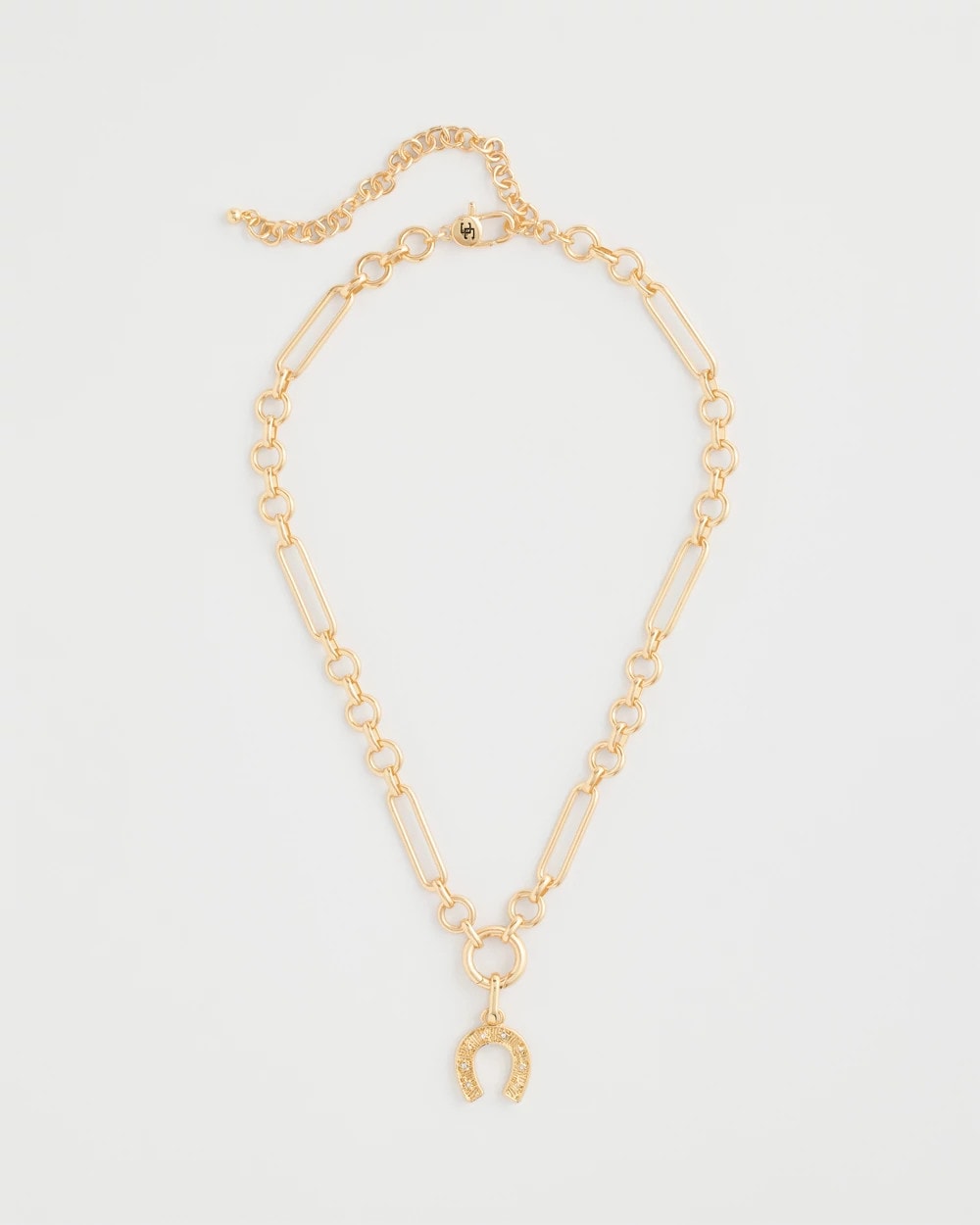 Gold Horseshoe Charm