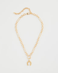 Gold Horseshoe Charm