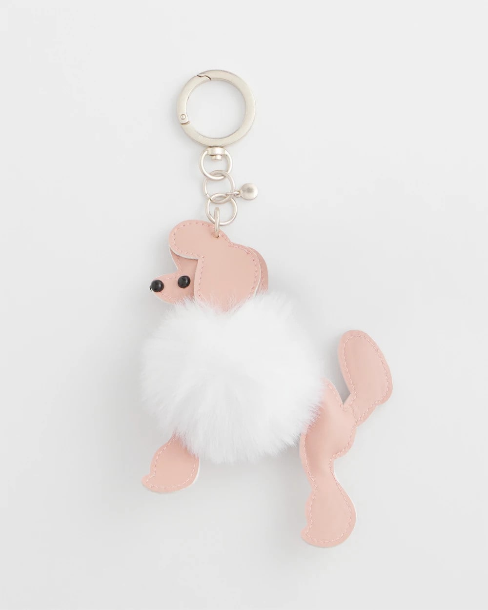 Pink Poodle Bag Charm