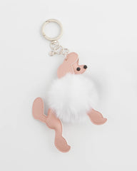 Pink Poodle Bag Charm