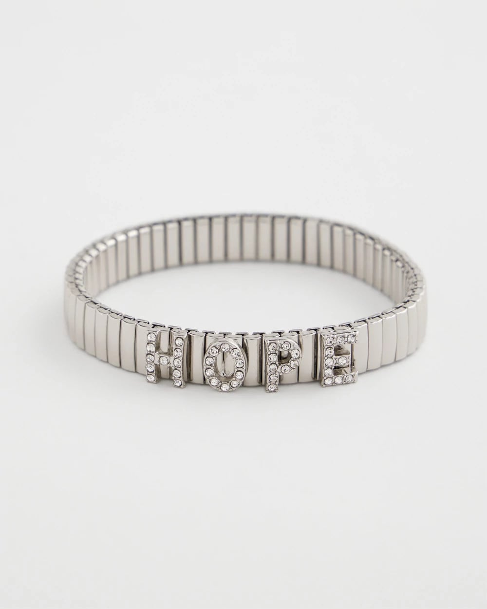 Silver Hope Watch Band Bracelet