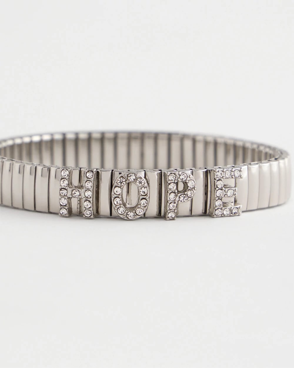 Silver Hope Watch Band Bracelet