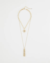 Gold Convertible Zodiac Pendant Necklace