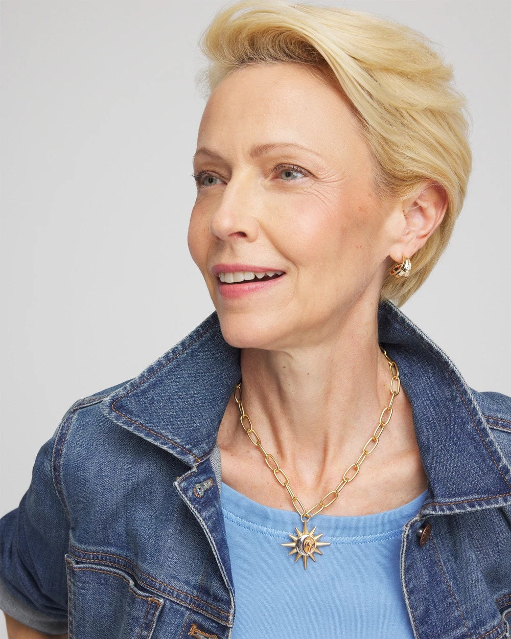 Gold Convertible Zodiac Pendant Necklace
