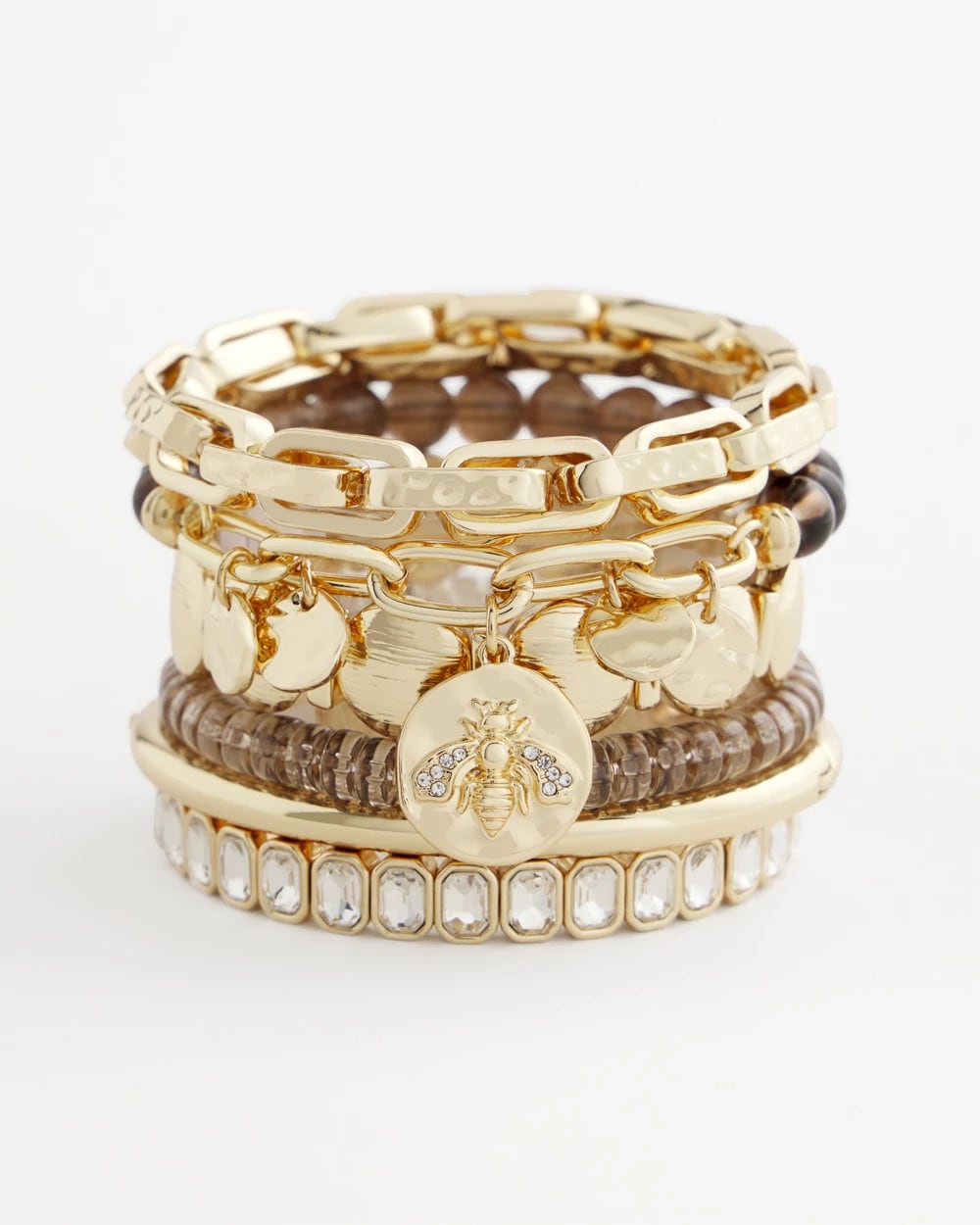 Neutral Neutral Link Charm Bracelet