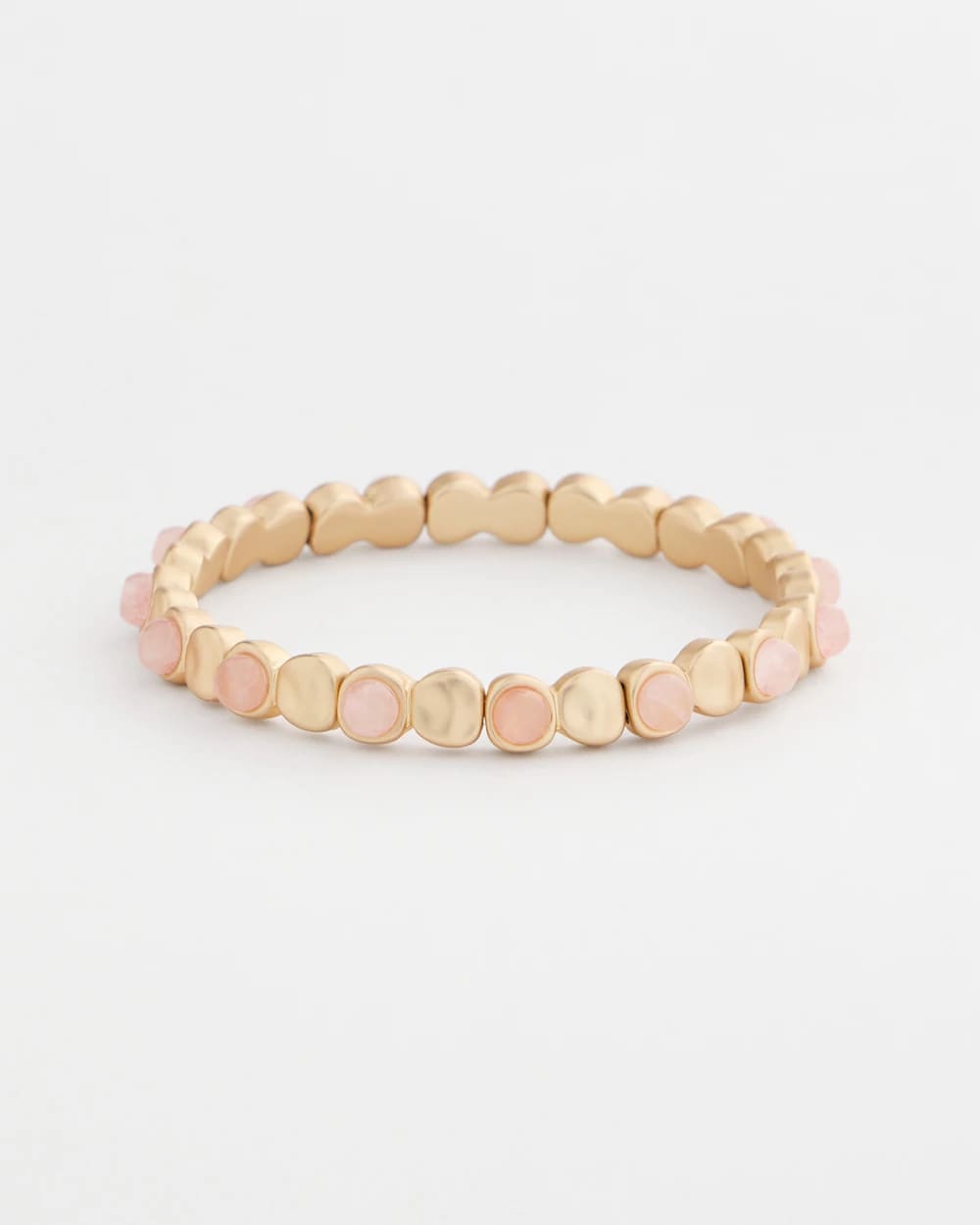Blush Blush Mini Circle Stretch Bracelet