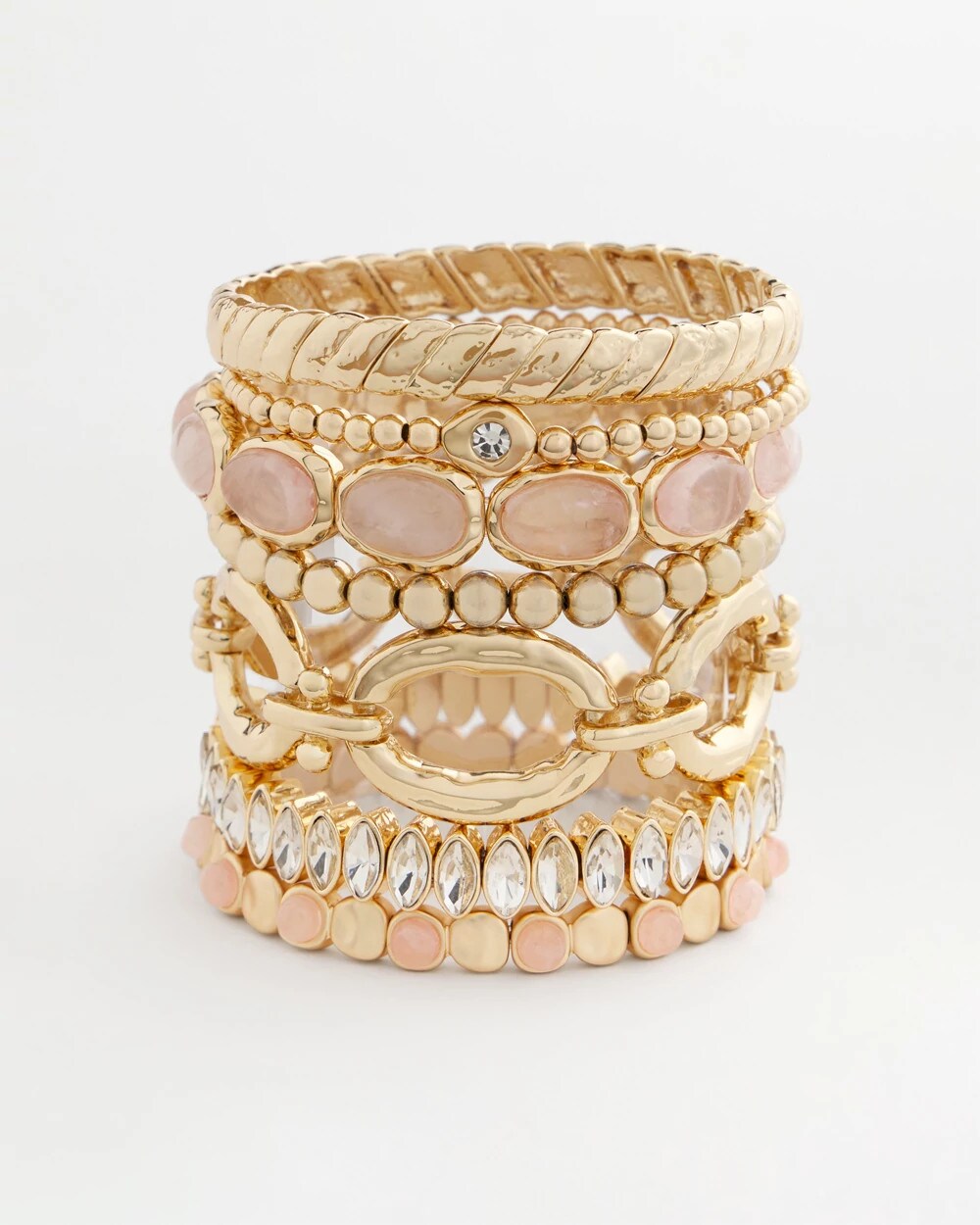 Blush Blush Large Stretch Bracelet