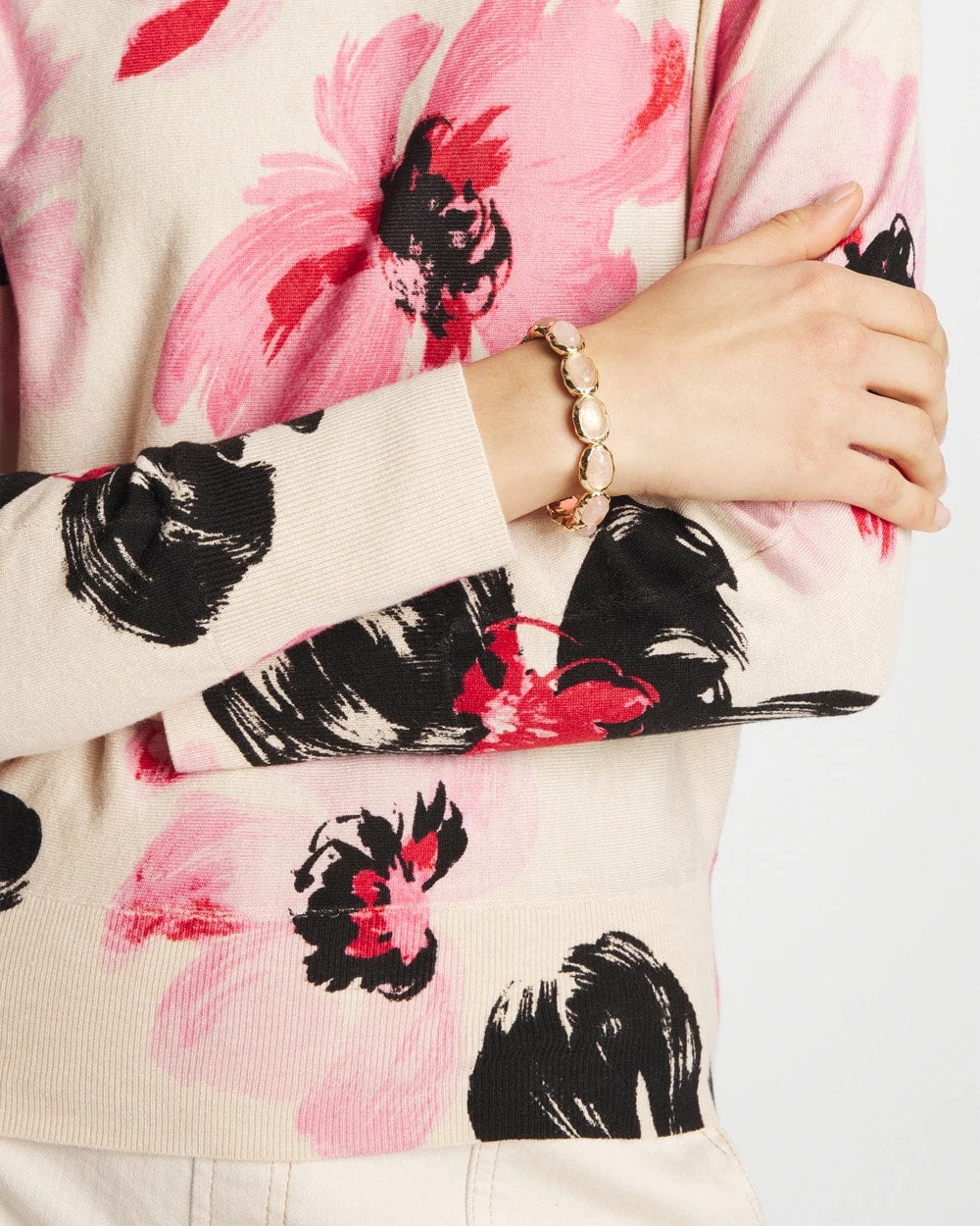 Blush Blush Large Stretch Bracelet