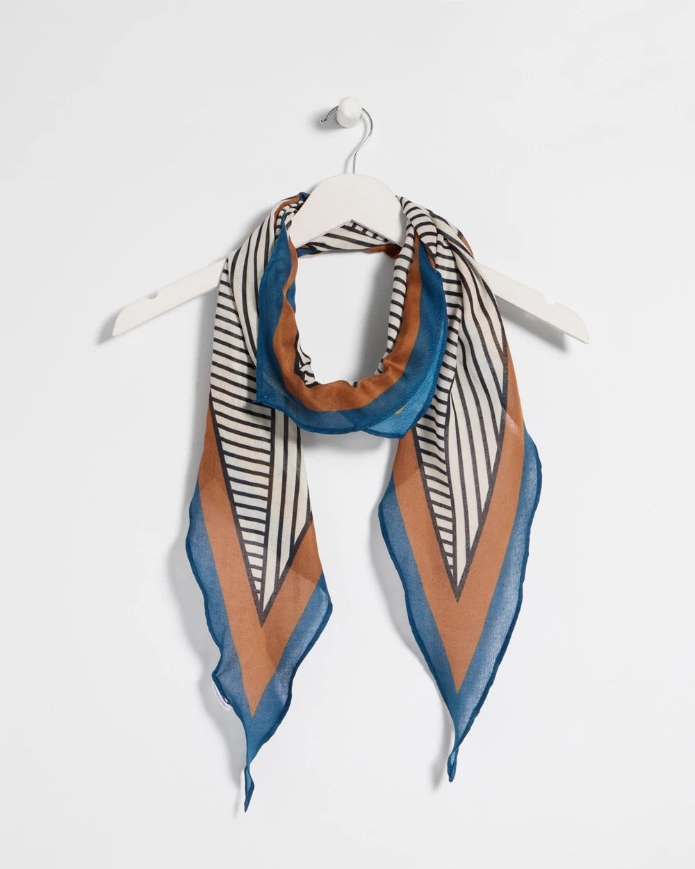 Navy Nautical Diamond Scarf