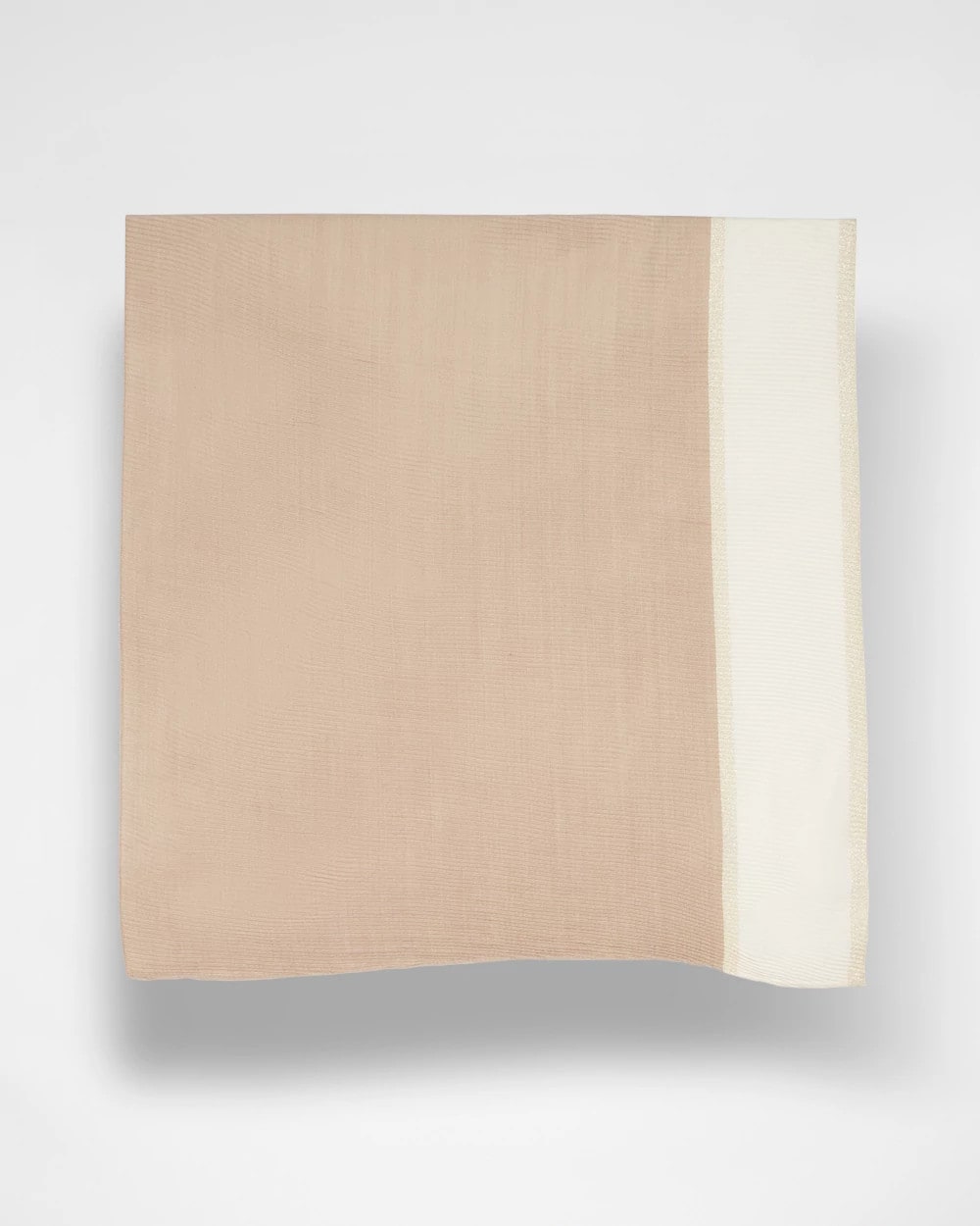 Neutral Ombre Pleated Oblong Scarf