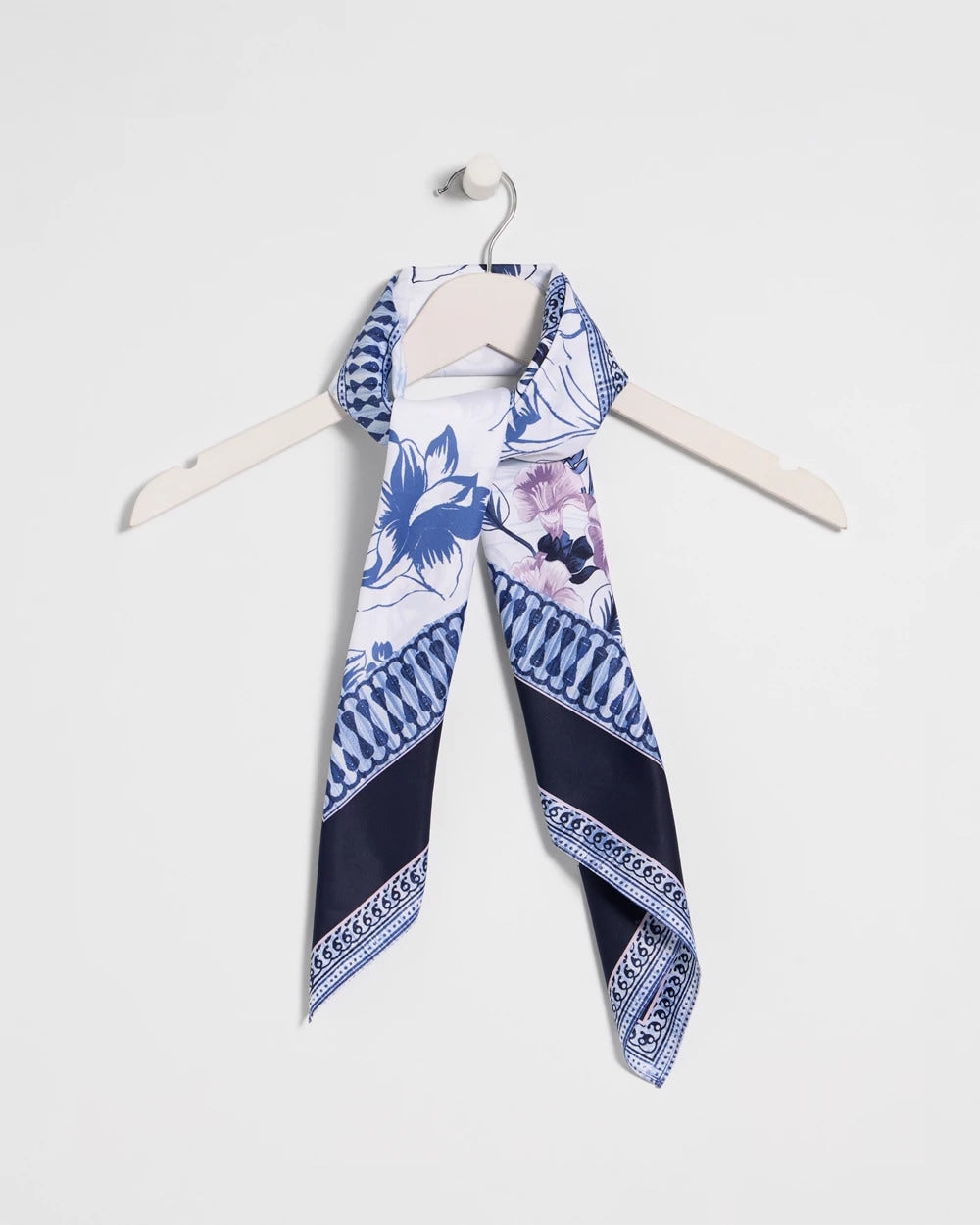 Amparo Blue Ellie Sprigs Square Scarf