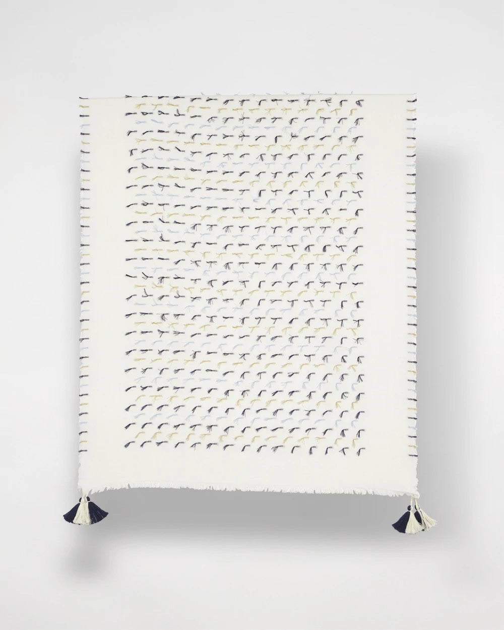 Multi Fringe Oblong Scarf