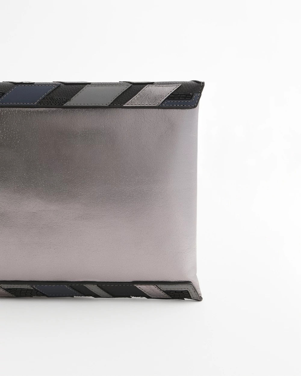 Metallic Embellished Envelope Clutch