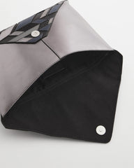 Metallic Embellished Envelope Clutch