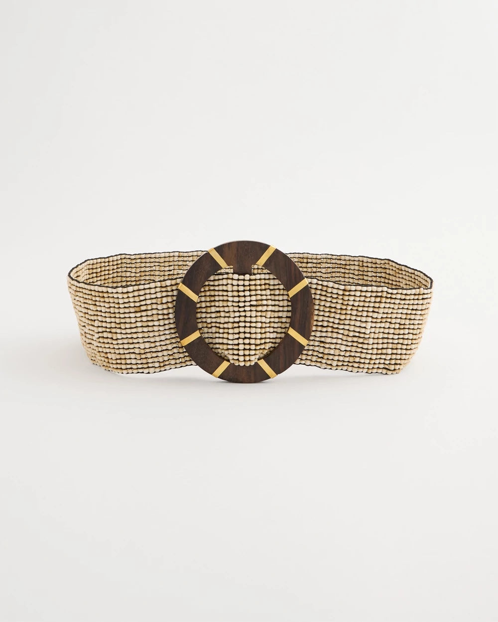 Beige Chico's x Romi Galaxy Stretch Belt
